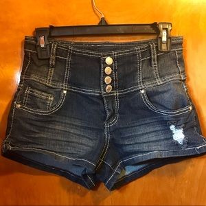 Almost Famous High Waisted Denim Shorts